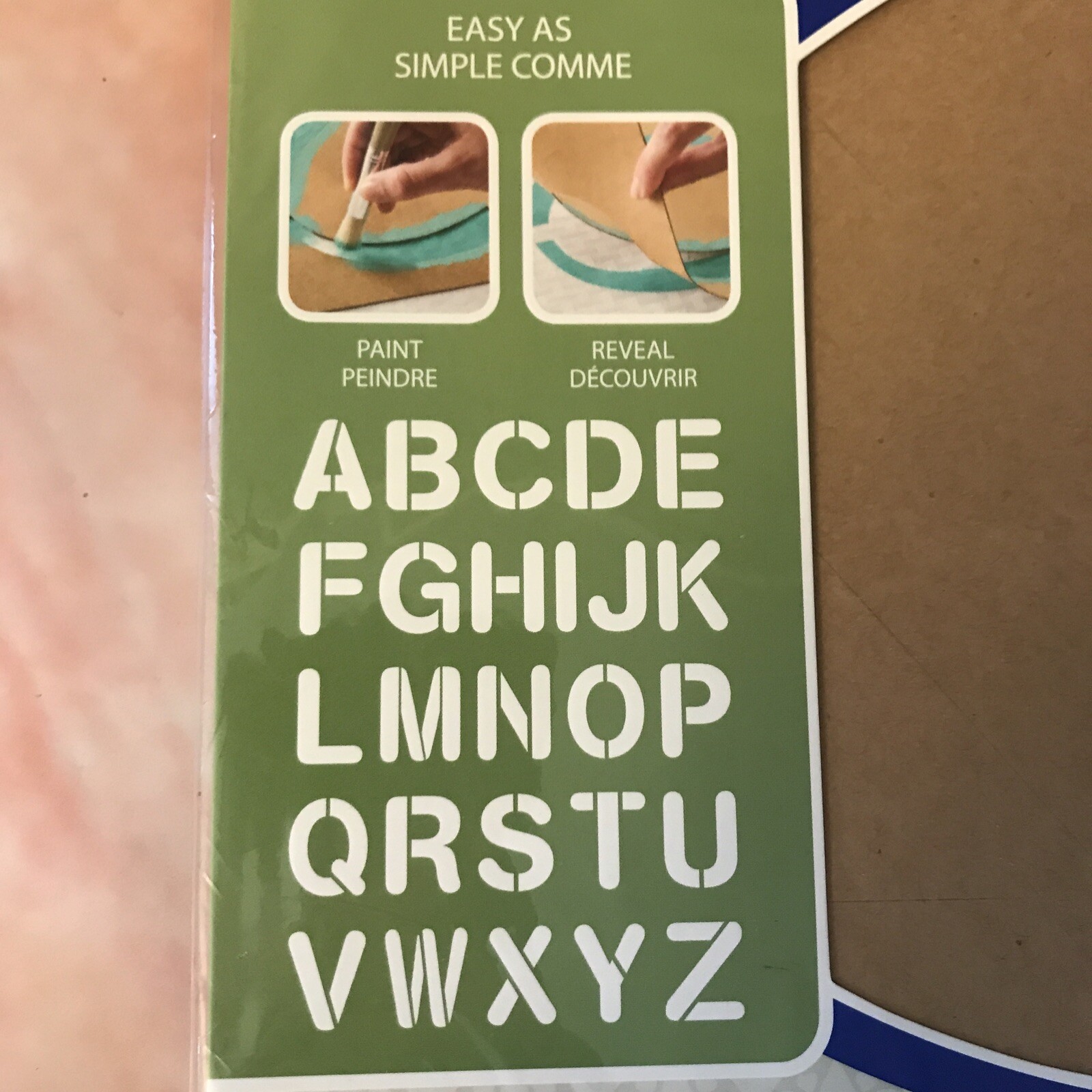 Plaid Craft FolkArt Paper Stencil 6 7/8” Serif 7" 26/Pkg