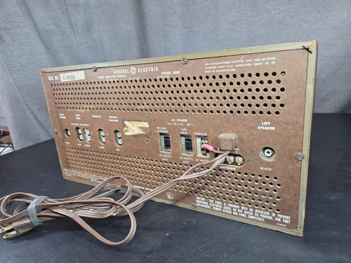 Vintage General Electric Radio Tuner Model 5000 Works VIDEO DEMO! 🎥📺✅ - Picture 15 of 18