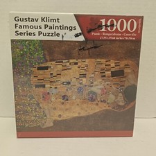 Museum Collection 1000 Piece Jigsaw Puzzle - The Kiss by Gustav Klimt - Sealed