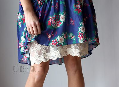 lace slip to lengthen dress Meringue