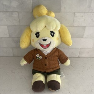 Build a Bear Animal Crossing New Horizons ISABELLE Winter Outfit Plush Stuffed