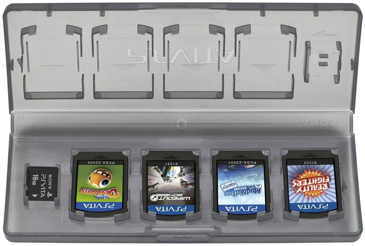 PSVita Game Case Card Holder 10in1 Memory Cartridge Sony Official