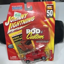 Johnny Lightning Red Ford Hiboy Rod & Custom #4 Special Edition 50 Anniversary.