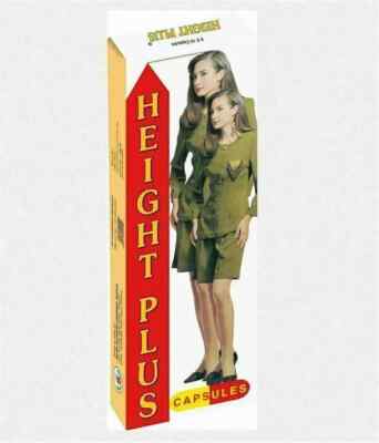 Height Plus Herbal 60 Caps Increase Growth Supplement Unisex No Side Effect