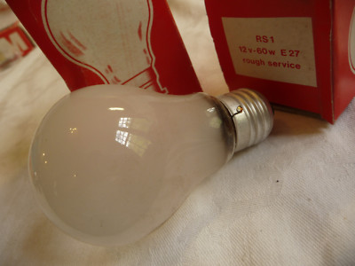 Leuchtmittel Lampe 12V 60W E27 NIEDERVOLT RS1 grober Service.... 25 NU