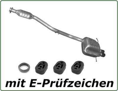 Endschalldämpfer für Mercedes CLC 180 200 230 250 Kompressor Auspuff Endtopf