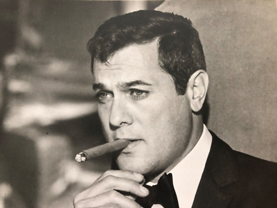 Vintage TONY CURTIS Signed Autograph Promo Photo SMOKING CIGAR | eBay