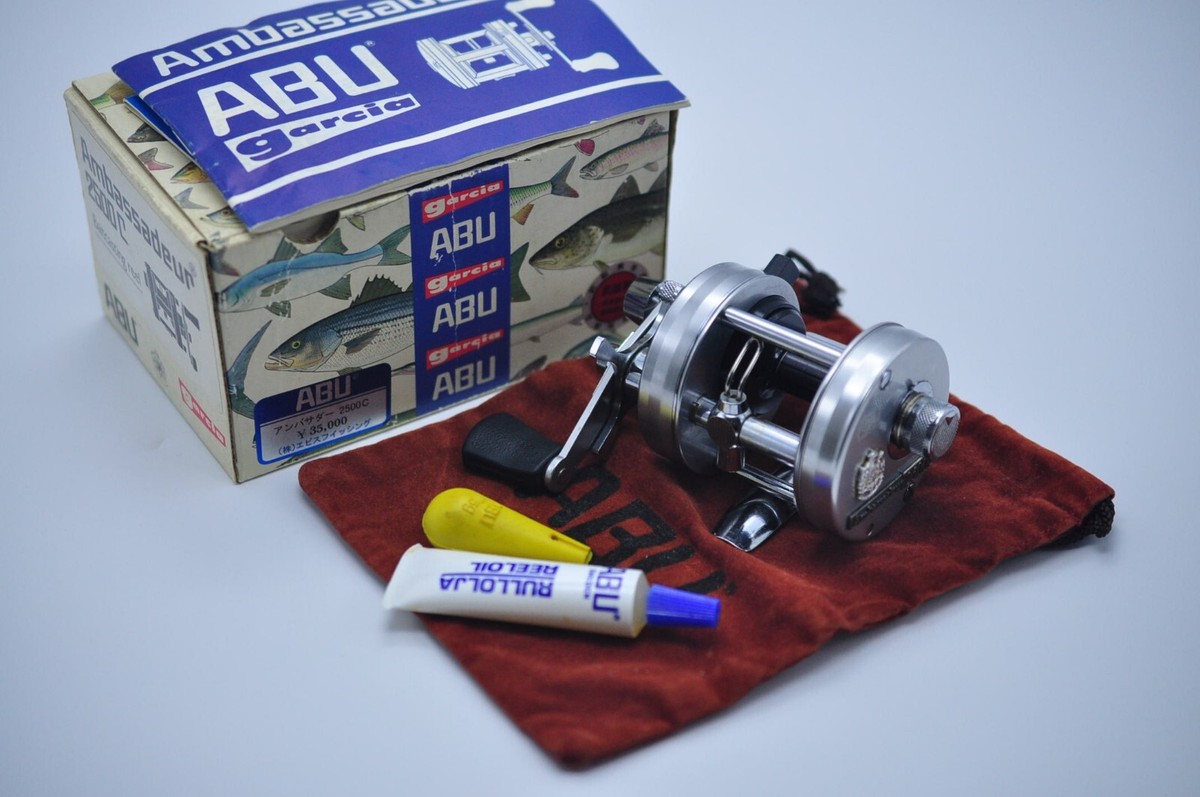 Vintage Abu Ambassadeur 2500C Bronze Plate BaitCasting Reel