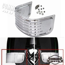 Ribbed Front Fender Trim Skirt For Harley Softail FLSCT Road King Electra Glide