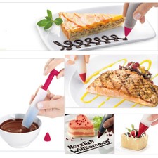 CHEF PASTICCERIA PER DECORARE STRUMENTO SILICONE DOLCE TORTA NOZZE COMPLEANNO jf