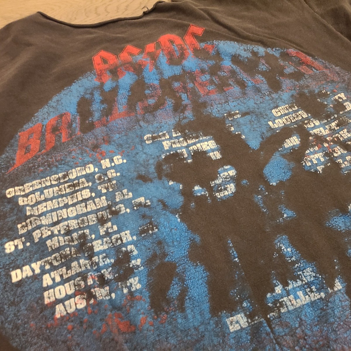 Vintage 90's ACDC 1996 BallBreaker World Tour Rock Band T Shirt Sz