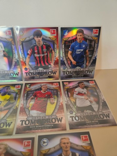 Lot carte insert Bundesliga Topps Chrome | Heroes of tomorrow - Imagen 3 de 4