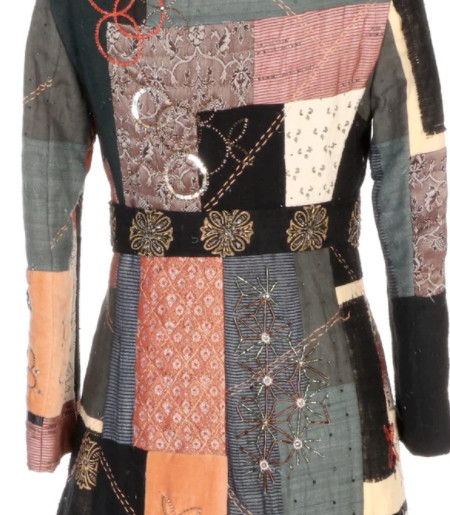 ETRO Patchwork Trench Coat - Size Small - image 2