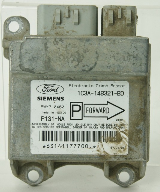 02 Ford F250 F350 Airbag Electronic Crash Sensor 1C3A14B321BD eBay