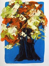 ORIGINAL Autumn  Landscape Painting John Williams art JMW Expressionism