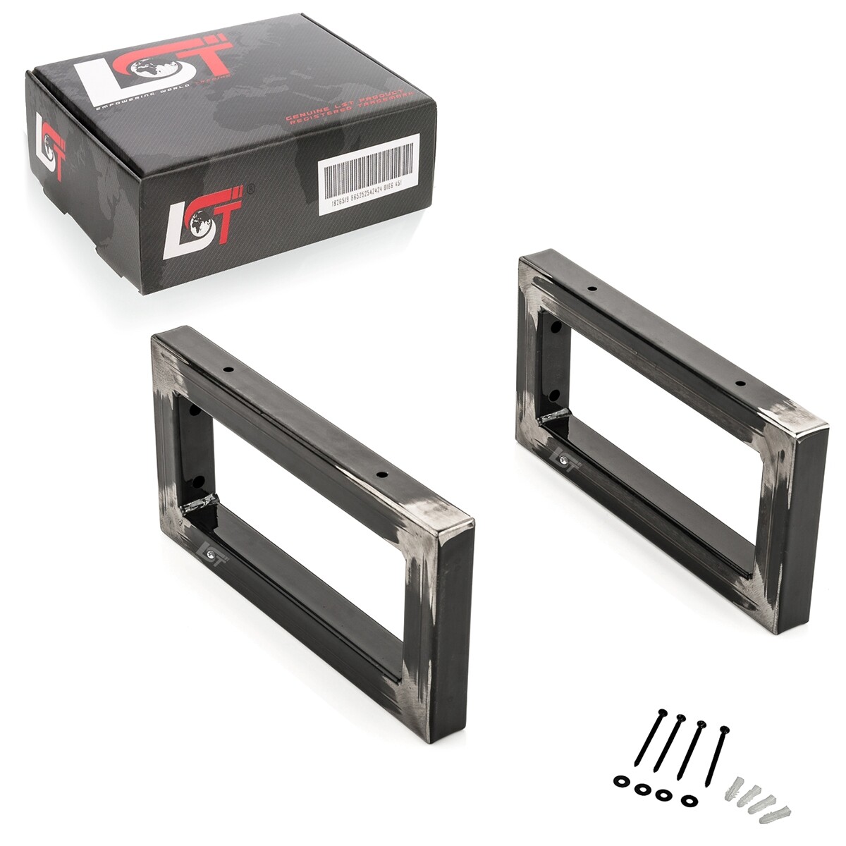 2x Wall Console Shelf Bracket Attachment Sink Industrial 300 mm Wall Mount