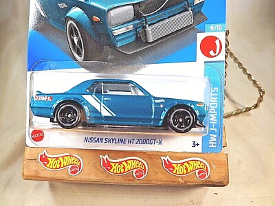 2022 Hot Wheels #187 HW J-Imports NISSAN SKYLINE HT 2000GT-X Teal