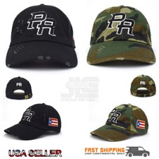 PUERTO RICO Distressed Dad Hat Cotton NEW PR hat Baseball Cap