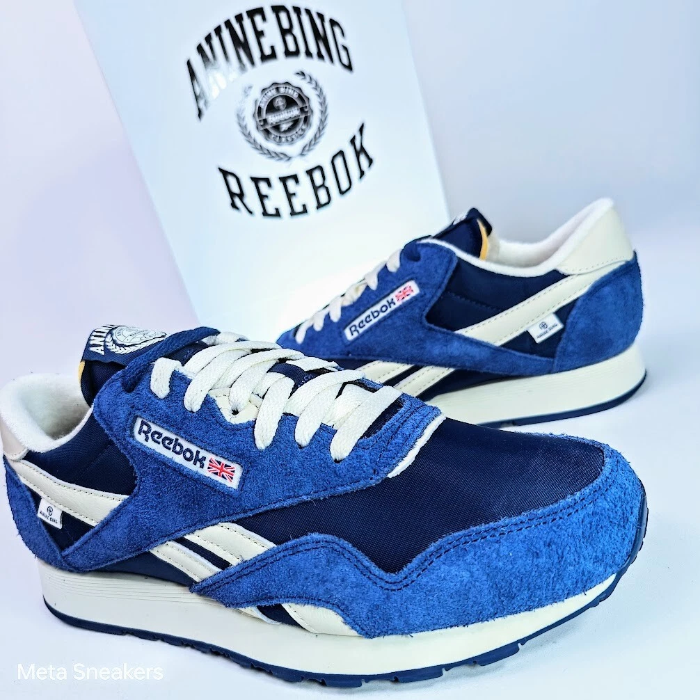 Reebok - US 11 Men's Navy Blue/White Retro Annie Bing Classics - 100200480 NIB