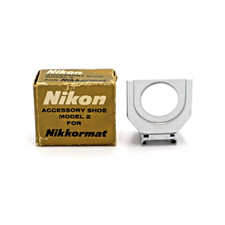 Nikon Accessory Shoe Model 2 For Nikomat Flash Adapter Silver - 401