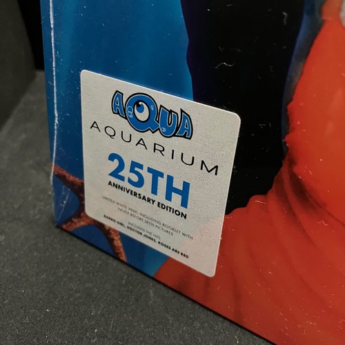 Aqua Aquarium LP Vinyl NEW & SEALED *WHITE* 25th Anniversary - Picture 2 of 3