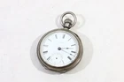 ANTIQUE AMERICAN WALTHAM POCKET WATCH COIN SILVER CASE
