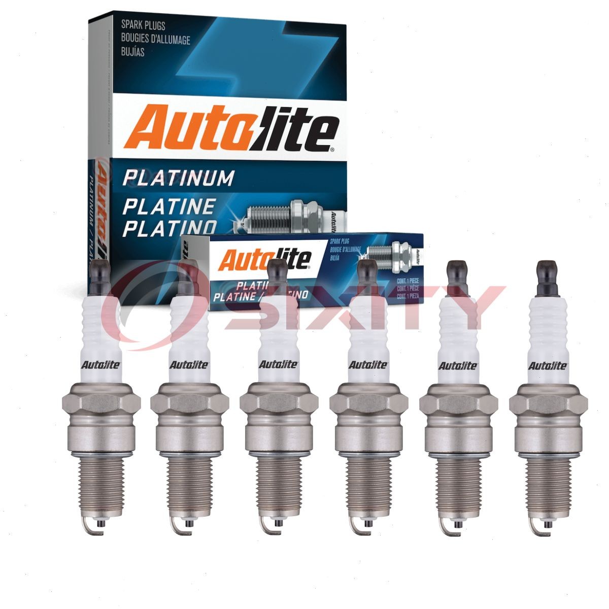 6 pc Autolite Platinum AP646 Spark Plugs for W14EXR-U15 AGR52-6 3142 105 th