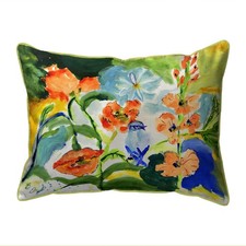 Betsy Drake My Garden Large Indoor Outdoor Pillow 16x20