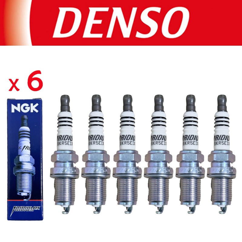 6x NGK Iridium Spark Plugs BKR5EIX-11 5464 For HYUNDAI KIA MAZDA NISSAN ISUZU