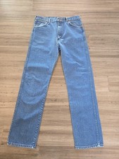 Vintage Wrangler Jeans Men 35x34-Tag 33x32-Actual 13MWZ Cowboy Cut USA Made READ