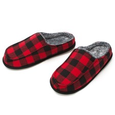 Men's Slippers with Memory Foam, House Shoes for Men Indoor Outdoor, Non-Slip...
