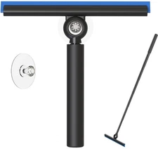 Squeegee for Window Cleaning, Shower Squeegee with Extension Pole, Telescopic...