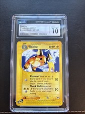 Pokémon TCG Spedizione Raichu Serie E 2002 Reverse Holo Raro 61/165