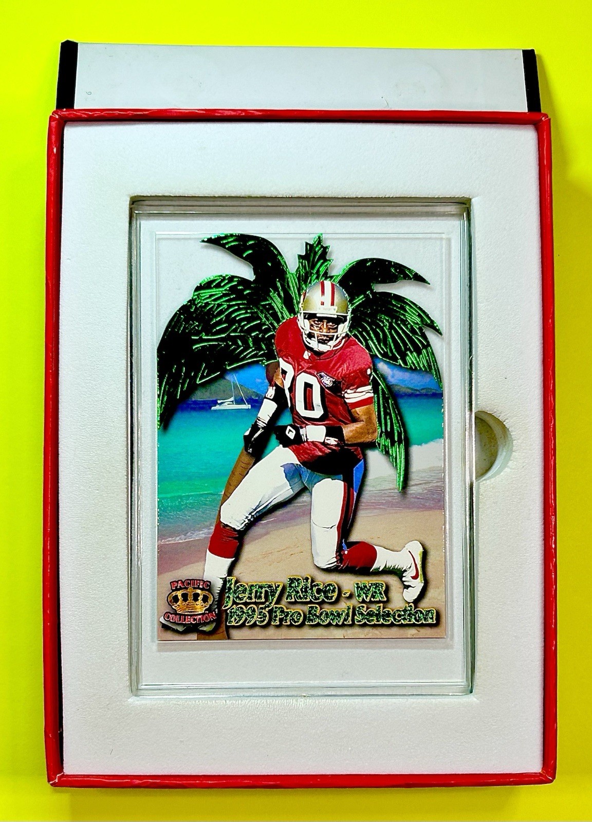 1995 Pacific Crown Royale Pro Bowl Jerry Rice DIE-CUT EMBOSSED SP - 49ers - HOF