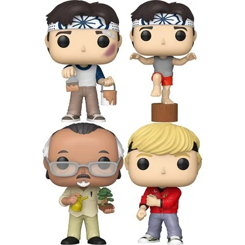 Funko POP! The Karate Kid 2026 Set of 4 Figures + Protectors