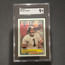 Topps 1983 Topps #356 Gary Anderson Pittsburgh Steelers SGC 9 Graded ROOKIE CARD. rookie card picture