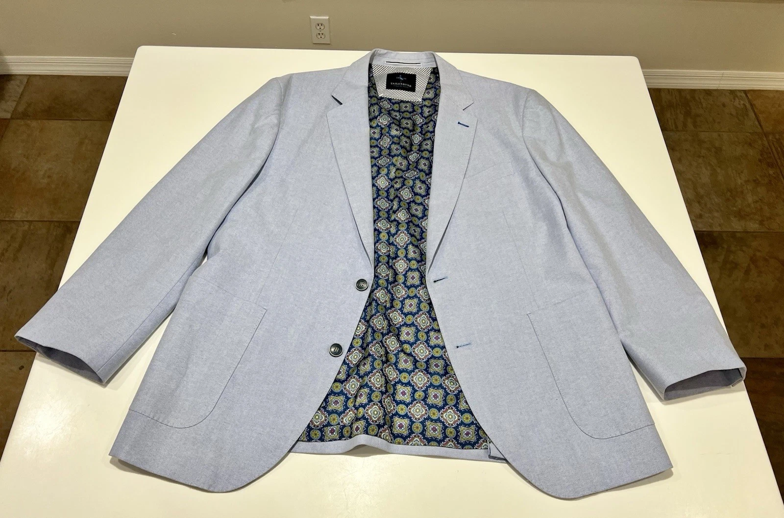 TAILORBYRD 1930 Collection 44R Cotton Sport Coat Casual Jacket Blazer