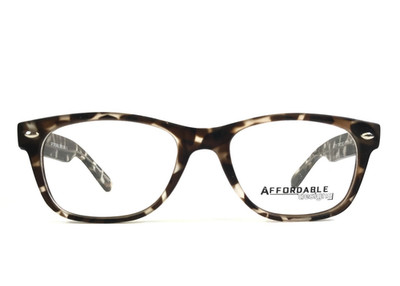 Affordable Designs Eyeglasses Frames BUTCH TORTOISE Rectangle Full Rim 47-18-135