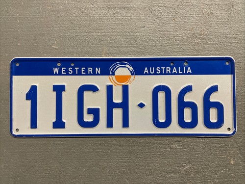 AUSTRALIA 🇦🇺 LICENSE PLATE WESTERN AUSTRALIA -SUNSET 1IGH-066 NICE!!😎