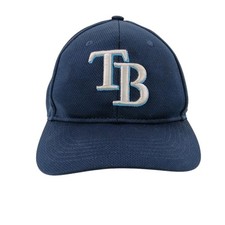 Tampa Bay Rays Hat Cap Strap Back Boys One Size Blue MLB Baseball OC Sports