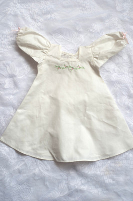 American Girl ELIZABETH 18'' Doll Embroidered White NIGHTGOWN/Shift (B)