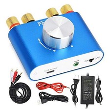 F900S 160W Minitooth 5.0 Power Amplifier, 2 Channel 80Wx2 Stereo 80W 80W Blue