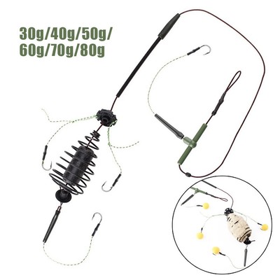 European Style Carp Fishing Hook Fishing Group Bait Cage Fishing Equipment