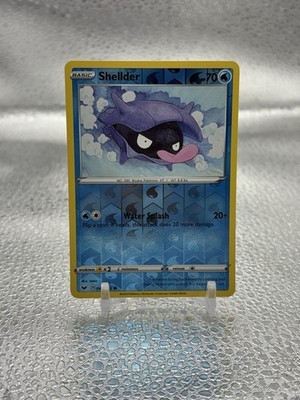Pokemon TCG Shellder Water Splash Common Regular HP70 Moderately Played