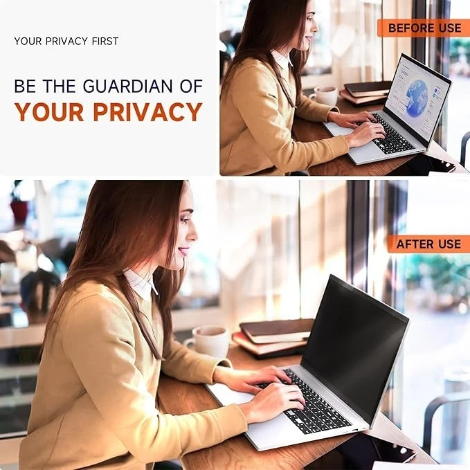 Magnetic Laptop Privacy Screen 14 inch for 16:9 Computer Monitor Anti Blue PISSR - Image 4 of 4