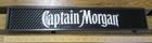 Captain Morgan Black rubber bar drink mat, man cave decor, great collectible