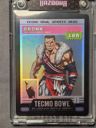 Bo Jackson’s Battle Arena Tecmo Bowl Gronk Sports News 165 Steel Slight Dent