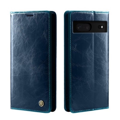 Handy Hülle für Google Pixel 7 Handyhülle Case Klapphülle RFID Blau
