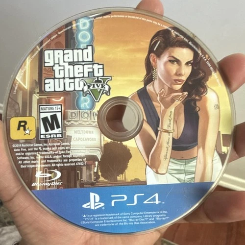 Rockstar Games Grand Theft Auto V PS4 Multiplayer Action Crime Game M Rated