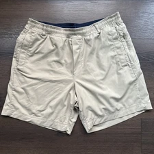 Bird Dogs Lined Boom Shorts Mens Large Tan 6" For Your Boomstick